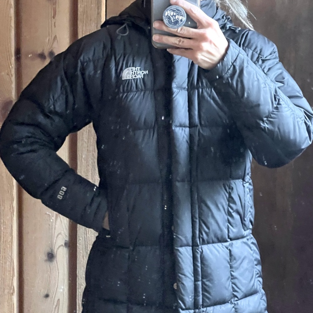 Northface Black Down Coat